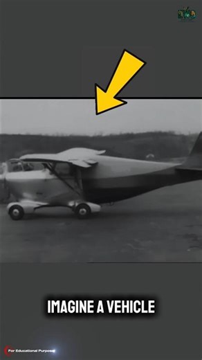 The 1950s Flying Car That Actually Worked. #historyfacts#usashorts#fyp