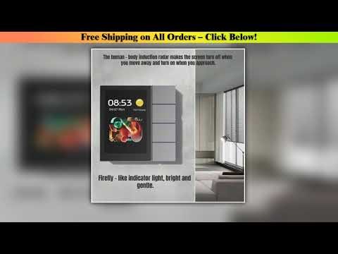 Tuya ZigBee Multifunctional Smart Switch F3Pro, Four - Relay Dimming, Expert in Smart Home