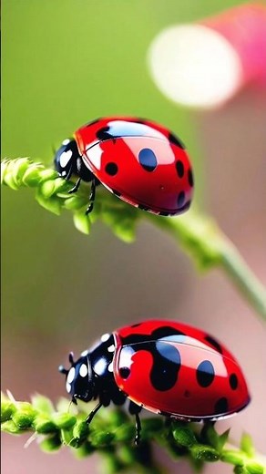 beautiful red lady bug HD. Fascinating Facts About Ladybugs. #viral