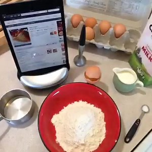 45 reactions | Want to add some real magic to your recipes? Get the Sharper Image Kitchen Tablet Stand with self-standing stylus! | SharperImage.com | Facebook