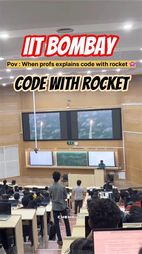 Iit Bombay lecture rocket code🚀#iit #iitjee #iitbombay #iitcampus #iitmotivational #pw #iitiansvlogs