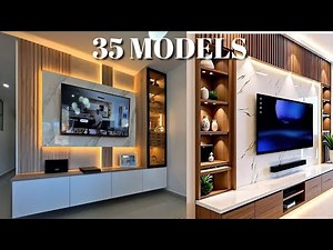 35 styles of modern and customized TV stands with an elegant design