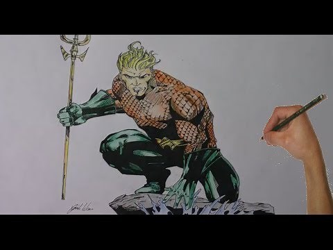 How to Draw Aquaman - DC Comic
