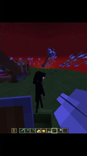 I Froze Time to Kill an Enderman… 😳 #shorts #minecraftshorts