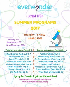 Summer STEM Program Registration Now Open