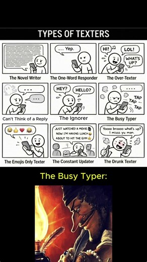 Types of People Texting #shorts