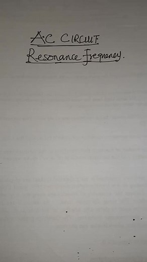 1.3K views · 26 reactions | In an AC circuit, resonance frequency...