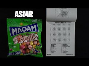ASMR WORD SEARCH - CHEWY HARIBO SWEETS - SOFT WHISPERS
