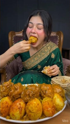 Mukbang ASMR Eating Chicken Leg Piece & Eggs 🍗🥚 | Satisfying & Relaxing Eating Sounds | ASMR Mukbang