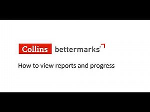 Bettermarks - How to view reports and progress