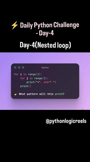 ⚡Day 4 Daily Python Challenge Comment Output 👇🏻✍🏻 Follow for daily python series #shorts
