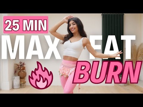 25 MIN MAX FAT BURN Belly Dance Cardio 🔥 Sweat Fast
