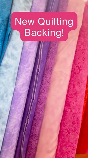 🧶 New Arrival! 🧶 We just received new quilting backing fabric for all your quilting projects here at All About Fabrics! Check out our wide selection of quilting fabric at www.allaboutfabrics.com We’re sure you’ll find what you’re looking for! And at a great price! Happy Crafting!! #craftingtime #quilting #quiltingproject #allaboutfabrics #wideselection | All About Fabrics