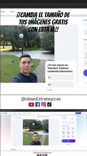 La MEJOR Herramienta GRATIS para Redimensionar tus Imágenes 🤯#tecnologia #editarfotos #trucosdefoto
