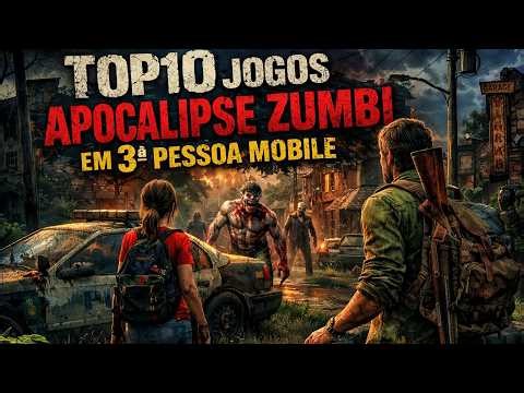 TOP 10 MELHORES JOGOS de APOCALIPSE ZUMBI em 3ª Pessoa para ANDROID 2026 🧟 (GRÁFICOS INSANOS)