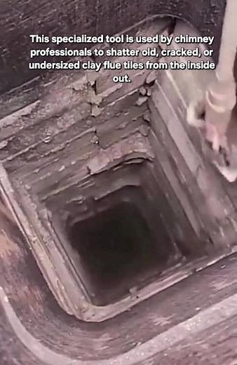 The Rotary Tile Breaker: How Pros Remove Clay Chimney Liners