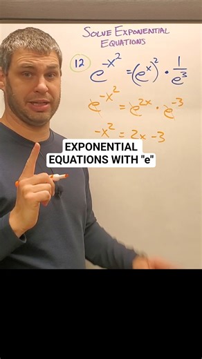 How to Solve Equation with "e" In It - Exponential Equations