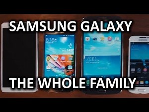 Galaxy S4, Mega, Note 3, S4 Mini, S3 Mini - The Entire Family Interview & Comparison