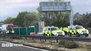 Five die as car and lorry crash on M6 in Staffordshire