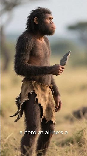 Life millions of years ago | A Homo habilisman clashes with a...Prehistoric Tribe