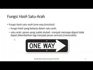 Kripto 29 : Fungsi hash kriptografi