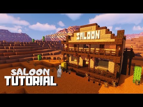 Minecraft: How to Build a Wild West Saloon (Tutorial)