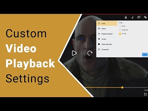 Video Playback Settings of CnX Player | Best 4K HDR Media Player on Windows 10 #cnxplayer