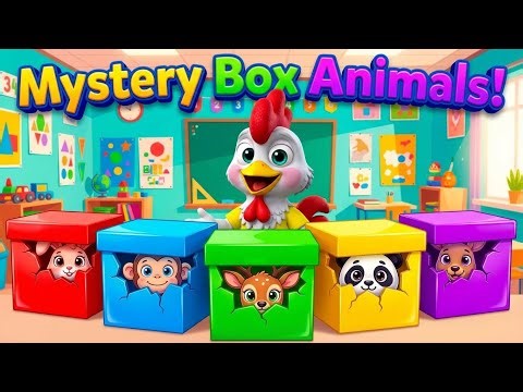 “Mystery Box Animals in the Classroom! | Fun Surprise Animals for Kids 🐥📦✨