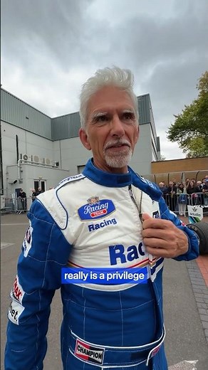 Damon's reaction to driving the FW08C at Grove 🏡💙 #f1