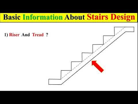 standard riser and tread size | riser and tread size | stairs design for house | Civil Engineering |