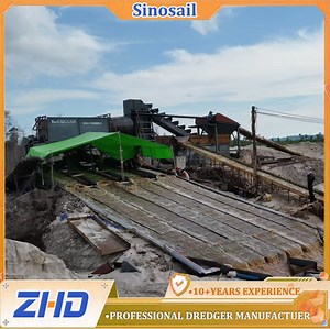 [Hot Item] Sinosail Gravity Separator Clay Trommel Rotary Scrubber Gold Mining Plant for Sale