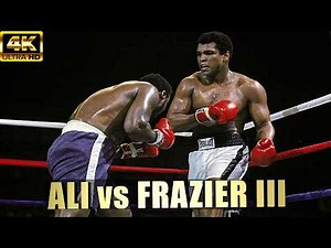 Muhammad Ali vs Joe Frazier III | KNOCKOUT Boxing Fight | 4K Ultra HD