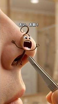 【鼻毛を抜いたら大変なことに！適切な対処方法とは】 #ライフハック #豆知識 #雑学