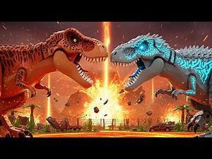 Dinosaur Mod JWE2 : Jurassic World Dino Blocks Skin Showcase, Rampage and Battle Lego 🦕🧱🌋