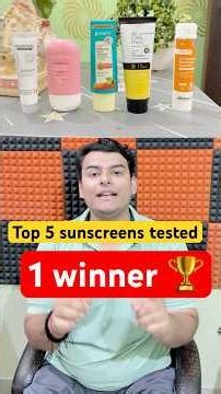 I Tested 5 Popular Sunscreens So You Don’t Waste Your Money #shorts