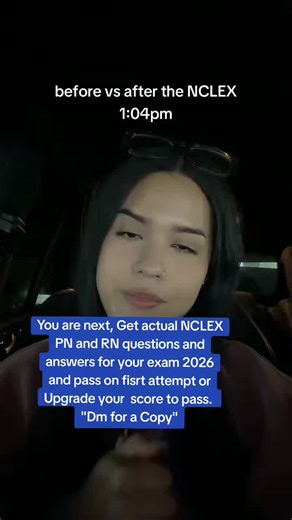You are next, Get actual NCLEX PN and RN questions and answers for your exam 2026 and pass on fisrt attempt or Upgrade your score to pass.