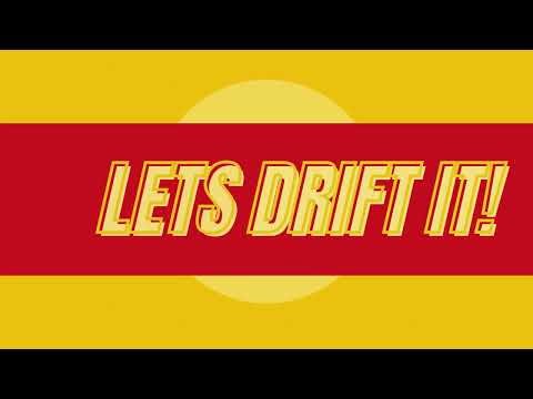 Quarky robot drifting.