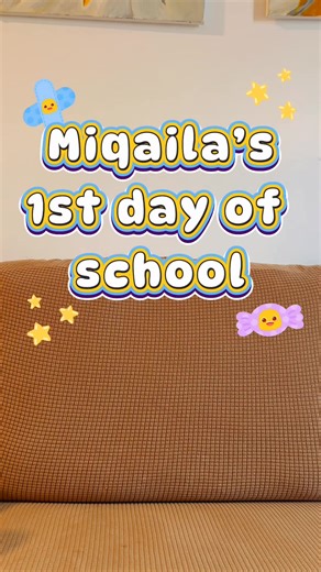 Miqaila's Joyful 1st Day of School Experience