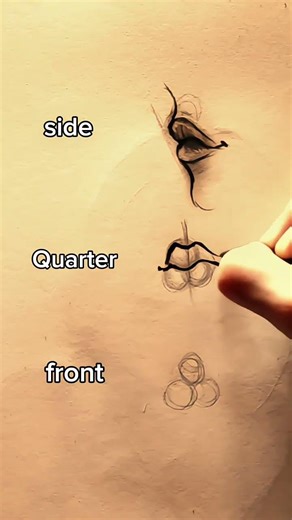 simpel sketch #howtodraw #lips #drawing