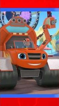 Вспыш и чудо-машинки | Блейз использует пузыри, чтобы убрать липкую сахарную вату! #shorts