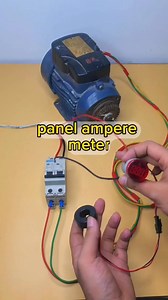 Motor Amper Meter Connection #electrician #motor #electronicsengineering #Automation | Resonance Automation