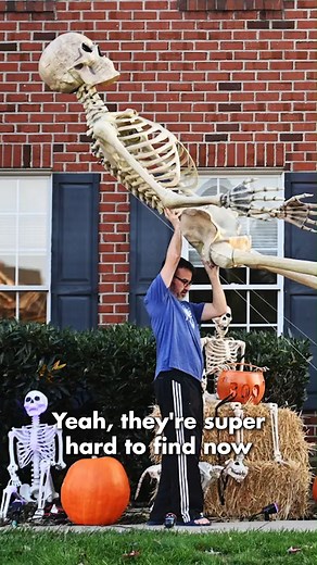 Just a ghost buying a 12 Foot Skeleton… | Ali Spagnola