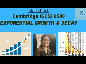 Exponential Growth and Decay| Cambridge IGCSE
