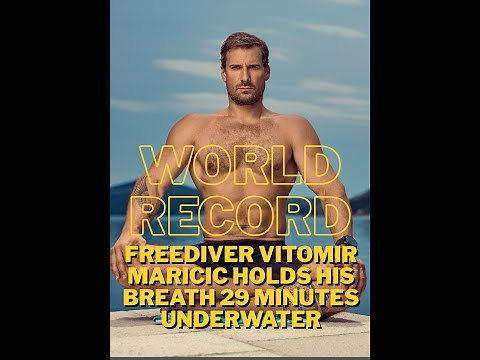 Un apnéiste pulvérise le record du monde en restant 30 minutes sous l’eau sans respirer