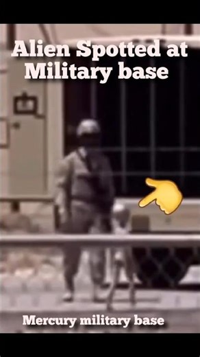 Alien Spotted at Military Base