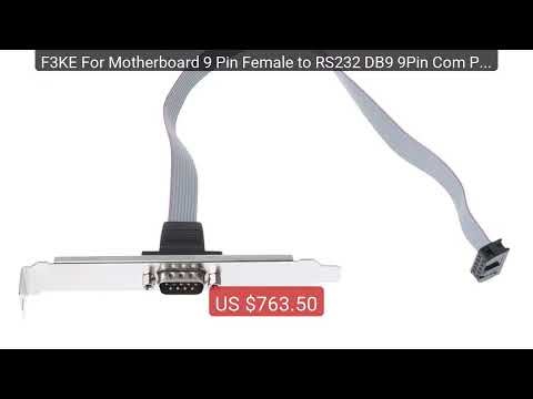 F3KE For Motherboard 9 Pin Female to RS232 DB9 9Pin Com Port Ribbo... — Best Deal 2026 | Shop Now!
