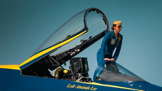 How one woman became the first female Blue Angels F/A-18 pilot