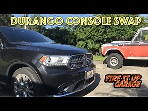 How to change the center console on a Dodge Durango- SWAP FULL CONSOLE FOR MINI HEMI CITADEL Remove