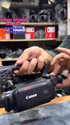 Radha Camera Gallery on Instagram: "CANON XA-40 4k CAMCORDER 🎁📸 #radhacameragallery"