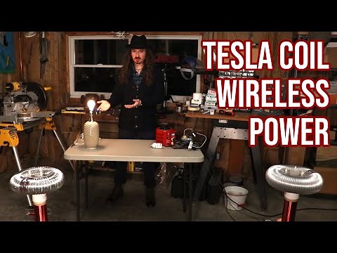 Tesla Coil Wireless Power Transmission